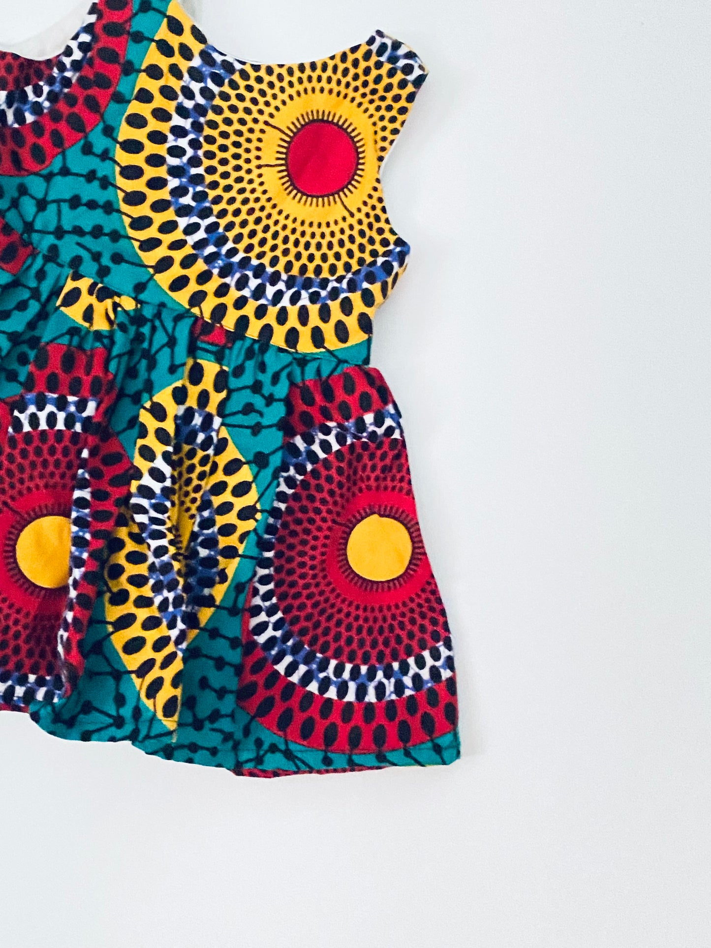 Colorful Ankara Baby Dress