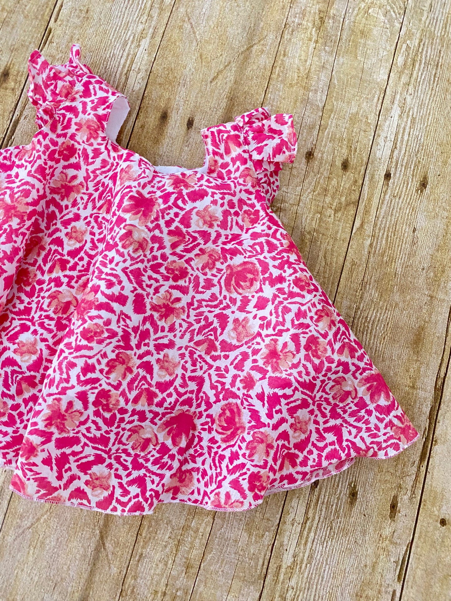 Flowy Ruffle Sleeve Dress