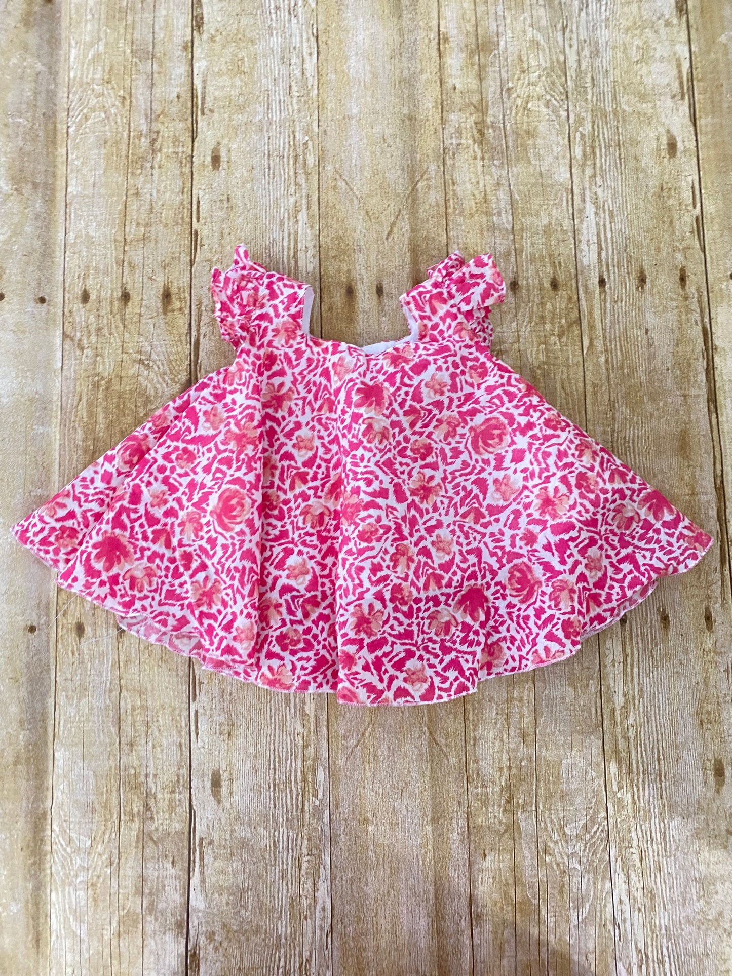 Flowy Ruffle Sleeve Dress