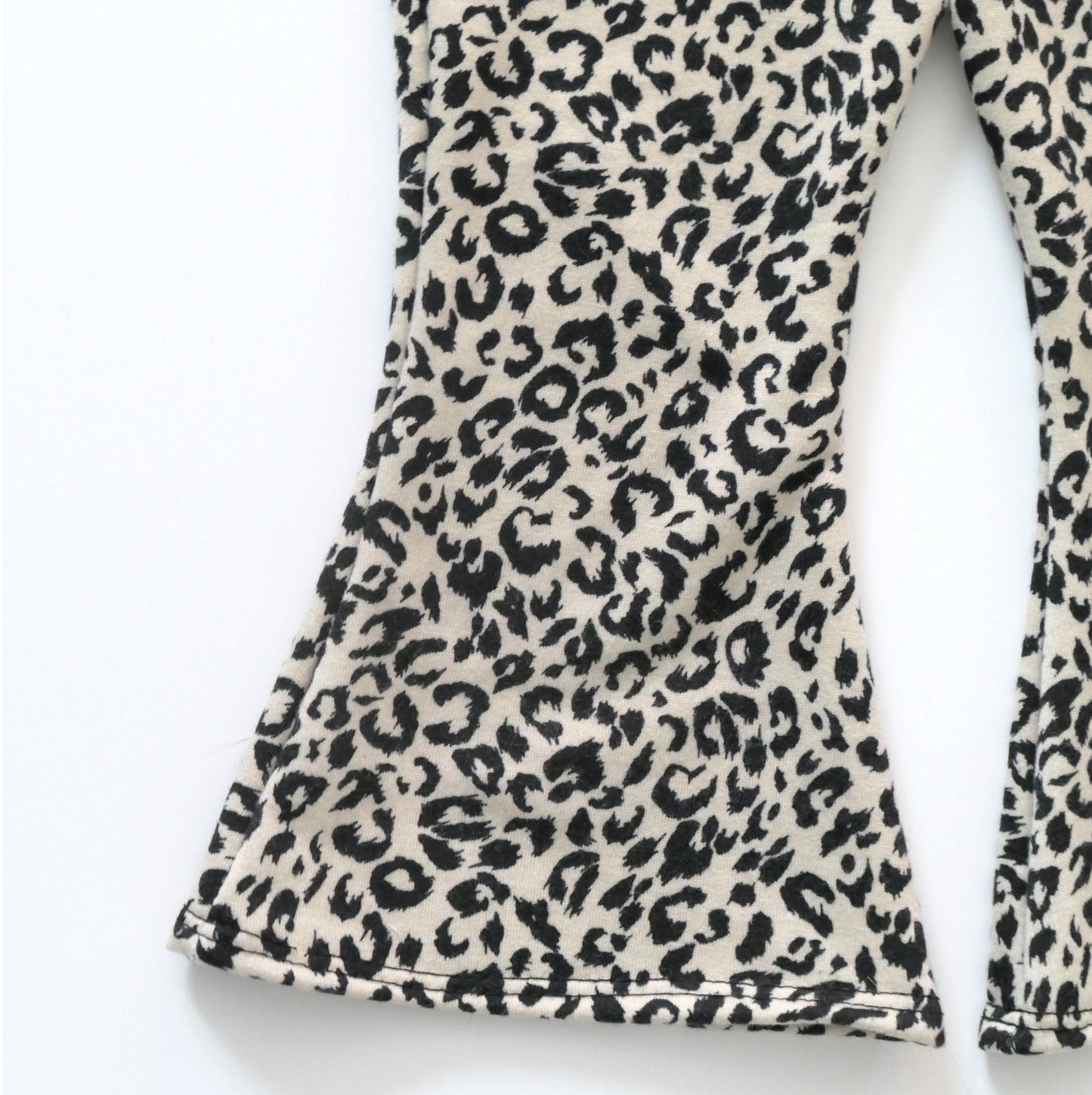 Flare Leggings – Brushed Knit Animal Print