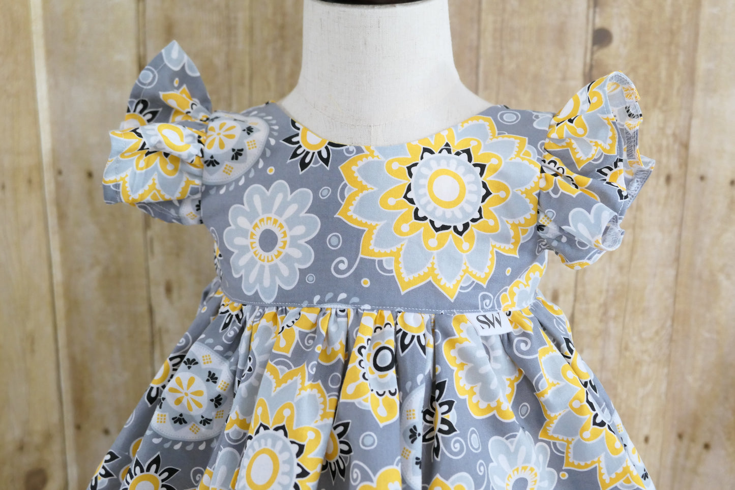 Sunshine Floral Baby Dress