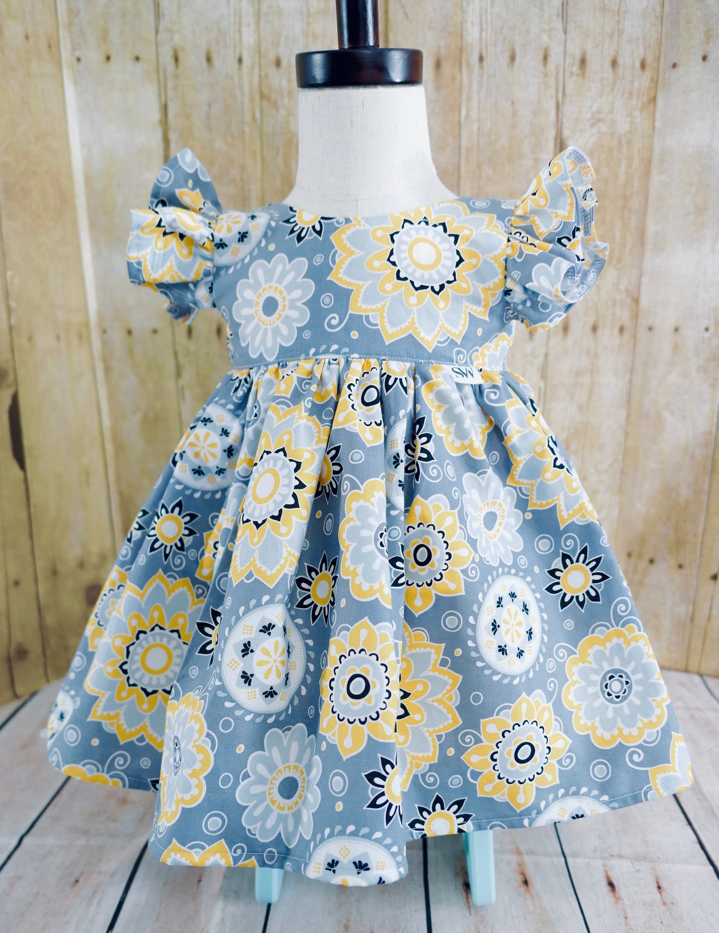 Sunshine Floral Baby Dress