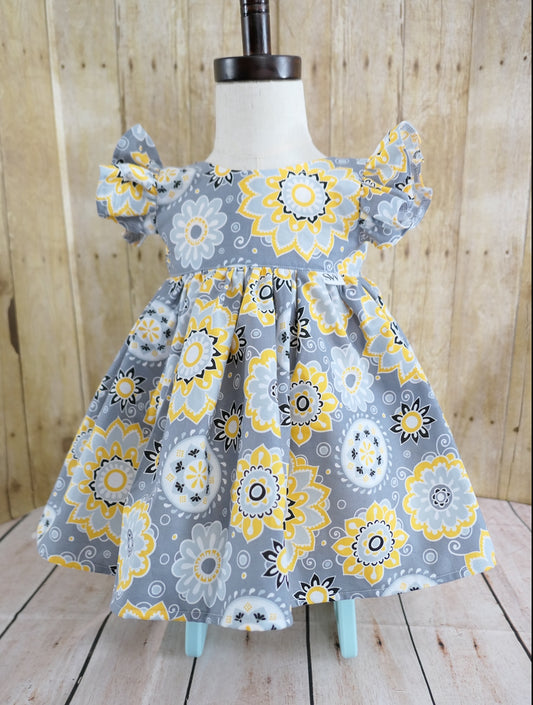 Sunshine Floral Baby Dress