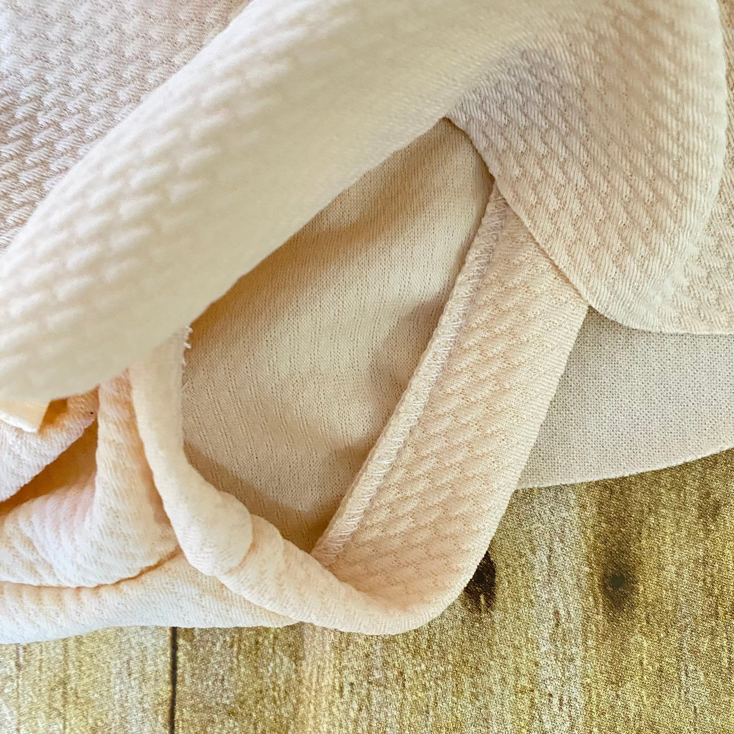 High Waisted Baby Bloomer | Cream Skirted Bummie