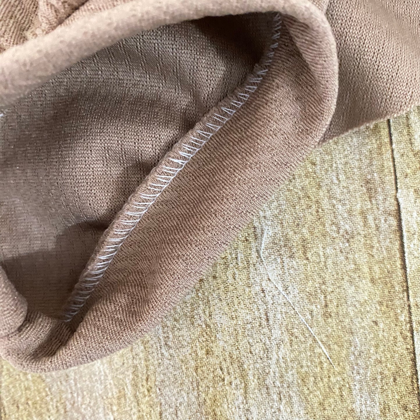 High Waisted Skirted Baby Bummie | Light Brown Diaper Cover