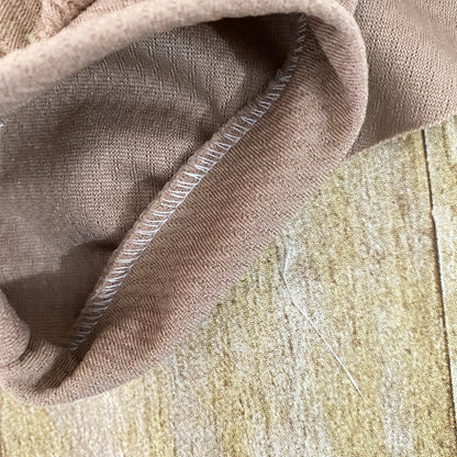 High Waisted Skirted Baby Bummie | Light Brown Diaper Cover