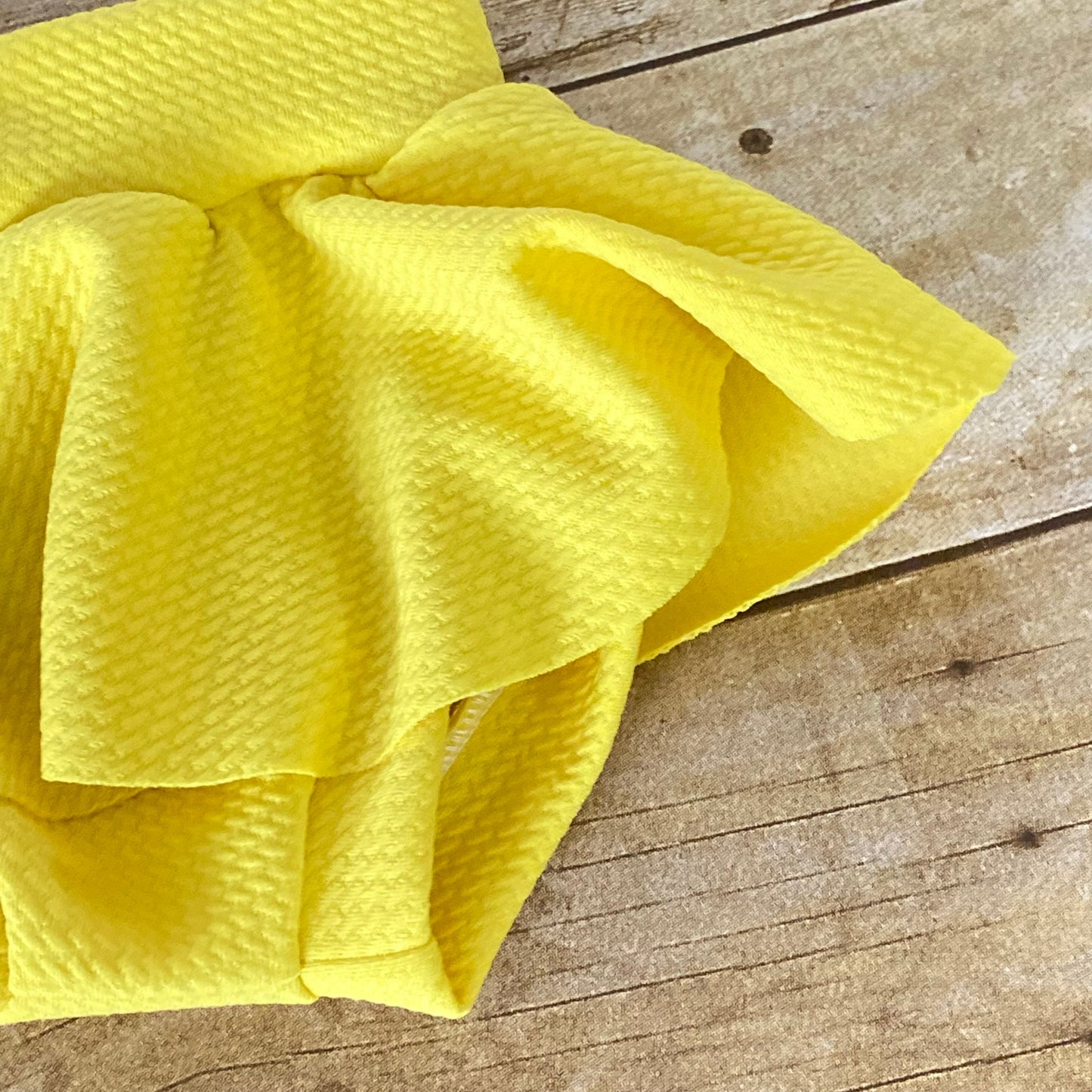 Yellow High Waisted Skirted Baby Bummies | Diaper Cover Bloomers