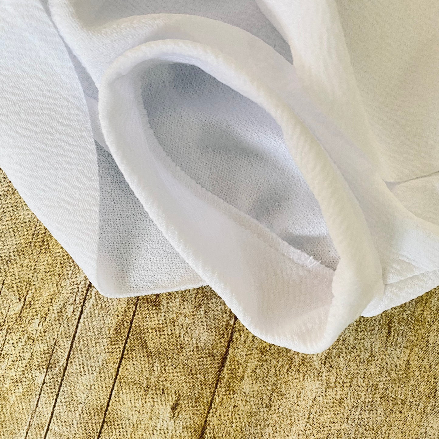 White High Waisted Skirted Baby Bummie | Diaper Cover