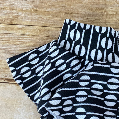 High Waisted Baby Bummies: Geometric Skirted Bloomers