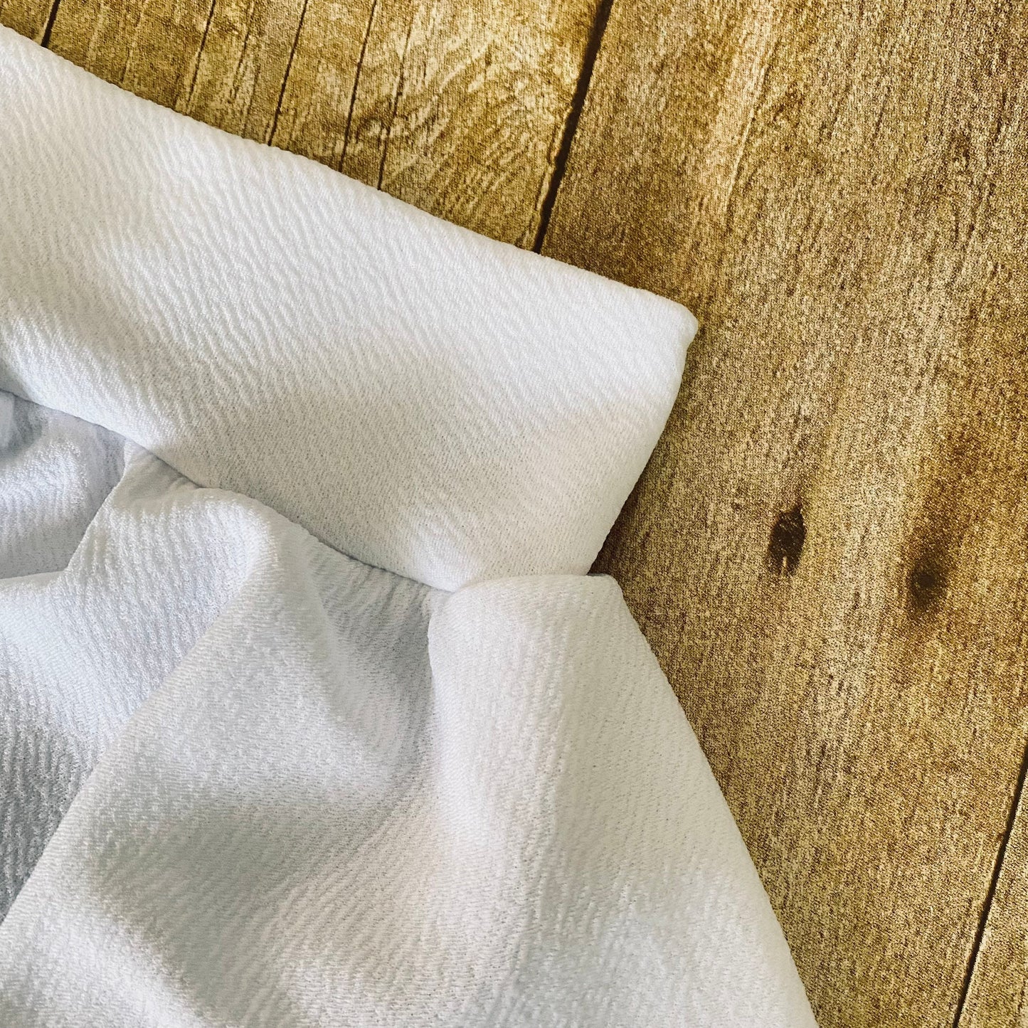 White High Waisted Skirted Baby Bummie | Diaper Cover
