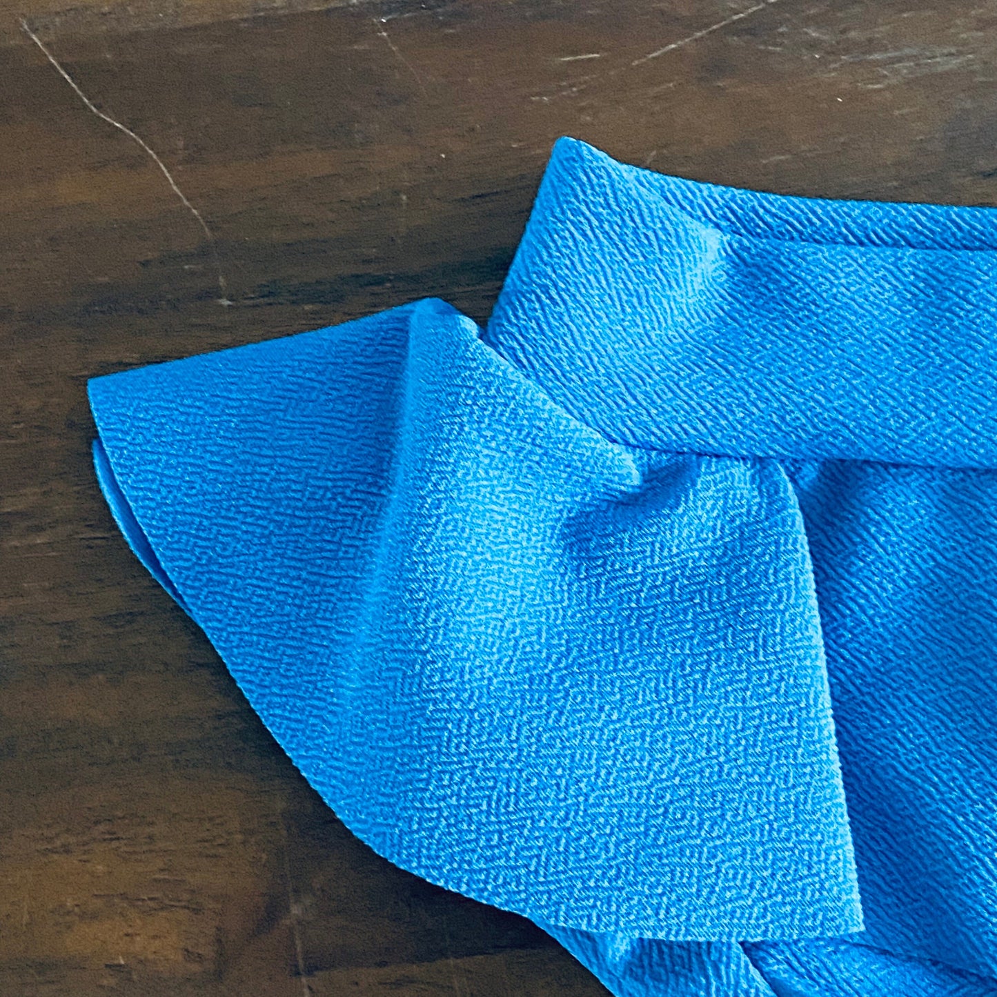 Blue High Waisted Baby Bummie | Skirted Diaper Cover