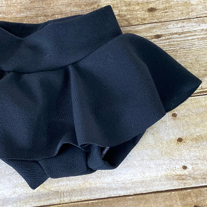 Black High Waisted Skirted Baby Bloomers | Diaper Cover