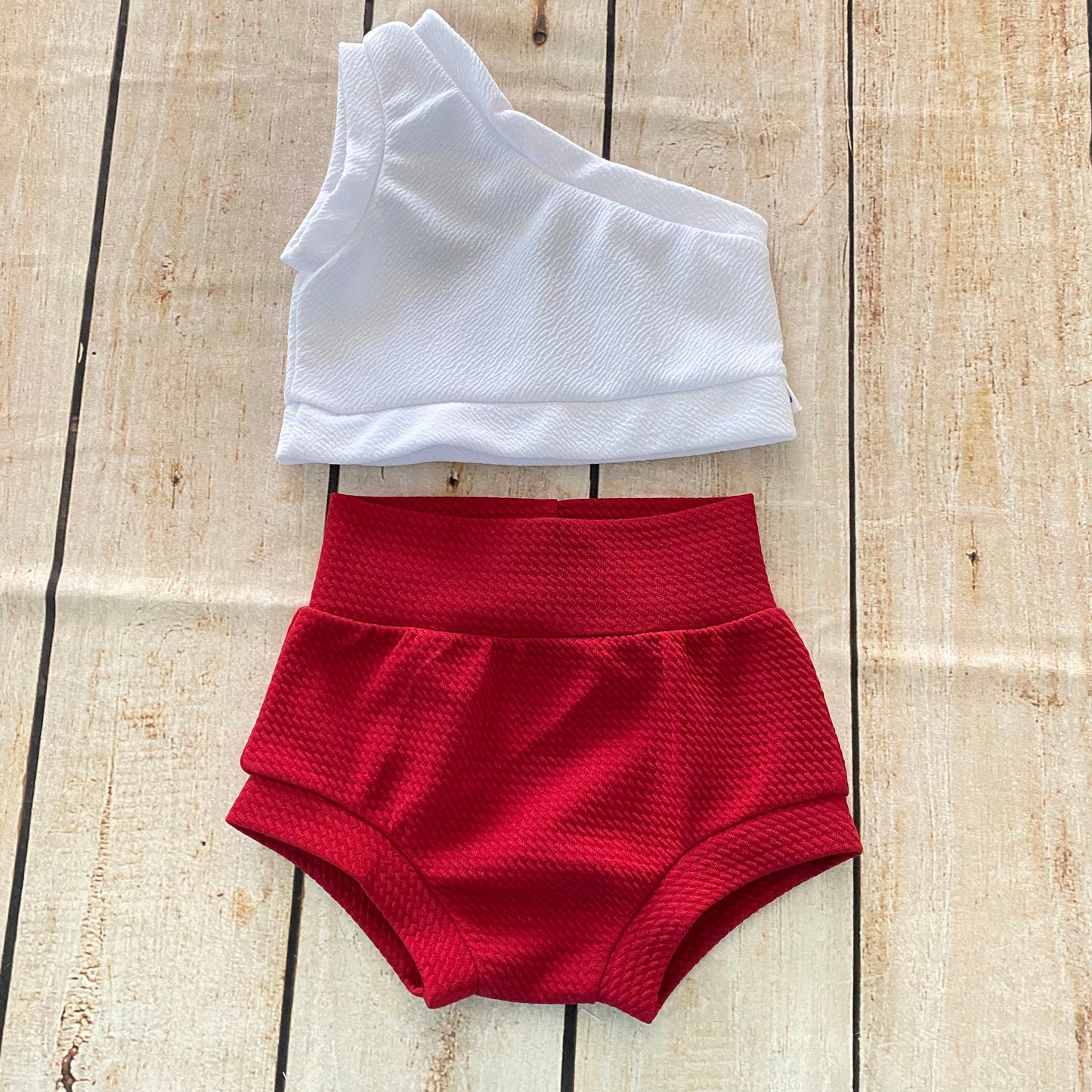 High Waisted Baby Bummies | Skirted Diaper Cover Bloomers