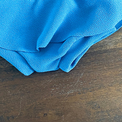 Blue High Waisted Baby Bummie | Skirted Diaper Cover