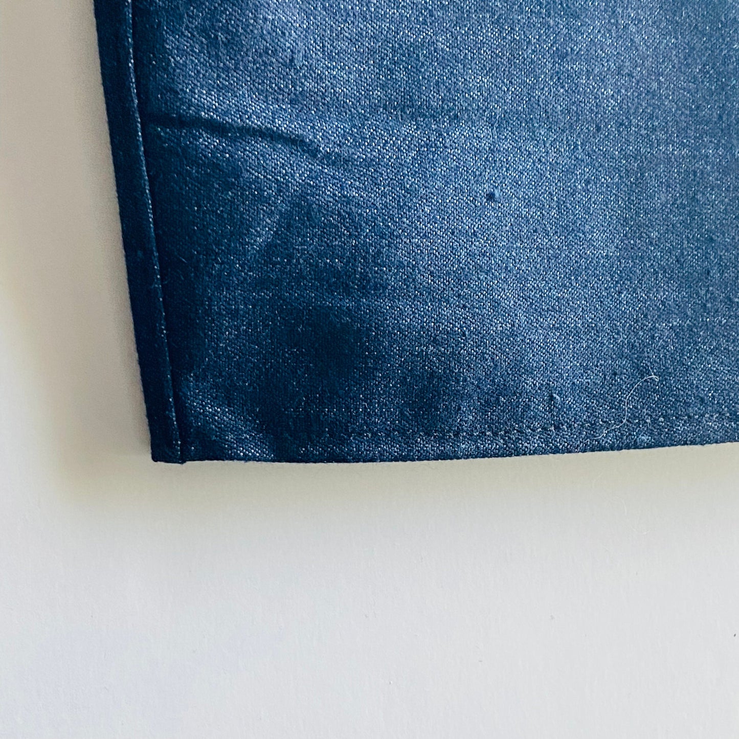 Denim Overall Dress: Dark Blue Adjustable Straps
