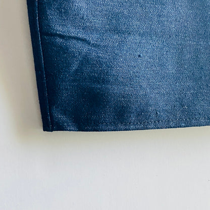 Denim Overall Dress: Dark Blue Adjustable Straps