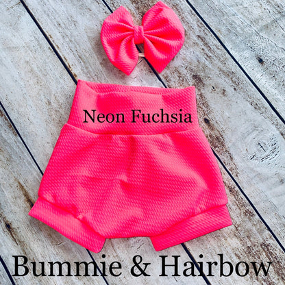 Neon High Waisted Baby Bummies | Summer Bloomers
