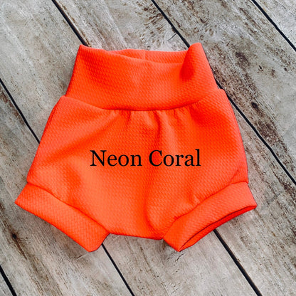 Neon High Waisted Baby Bummies | Summer Bloomers