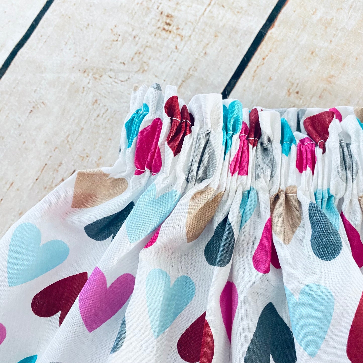 Girls Twirl Skirt | Valentine Heart Print | Summer Skirt | Handmade in USA