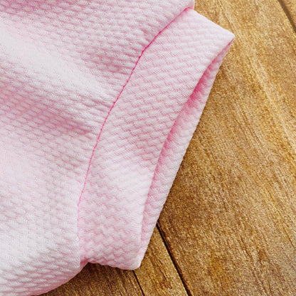 Light Pink Baby Bummies | High Waisted Girl Shorties