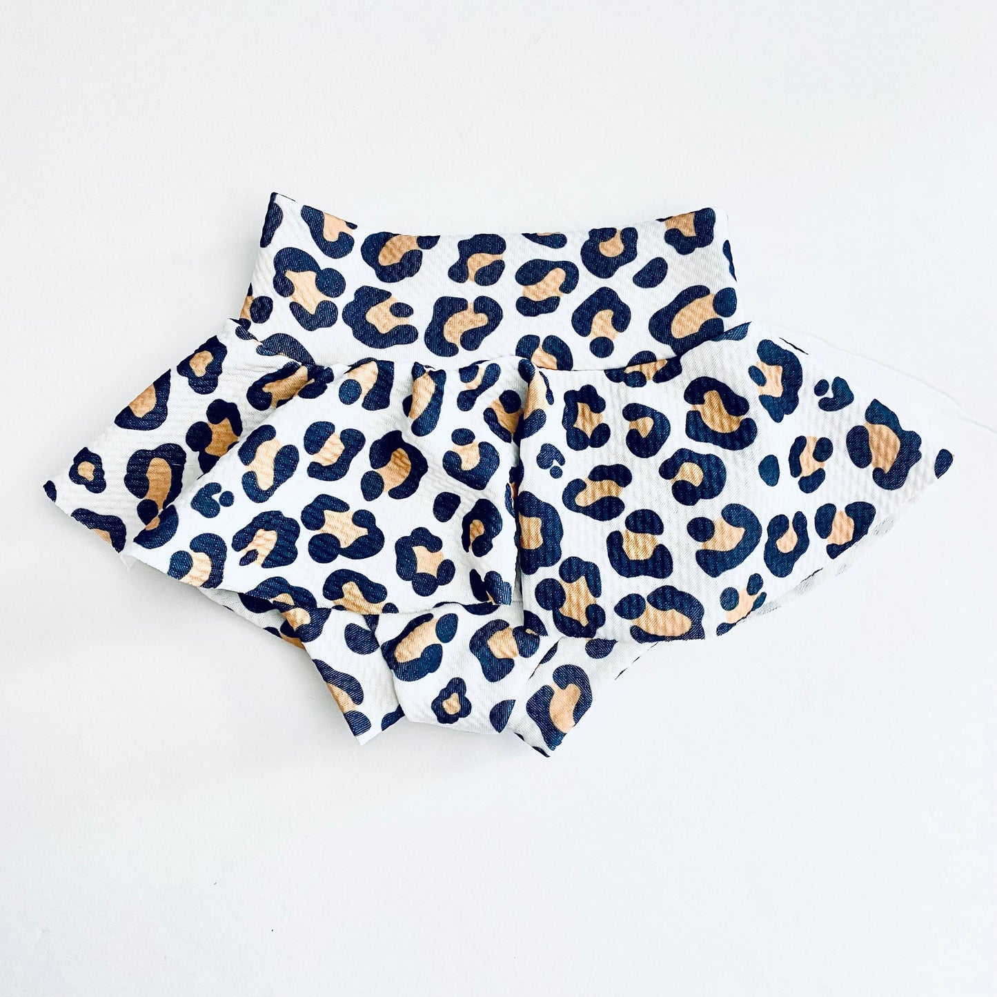 Handmade Leopard Print Baby Bummies & Bow Set