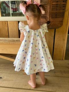Handmade Butterfly Flutter Sleeve Dress: Baby Toddler Clothing