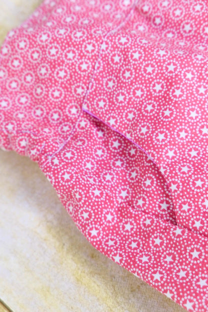 Handmade Girls Cotton Pencil Skirt: Flounce Hem, Sizes 2T-10