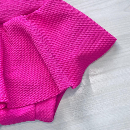 Raspberry Pink High-Waisted Baby Bummies | Hot Pink Diaper Cover