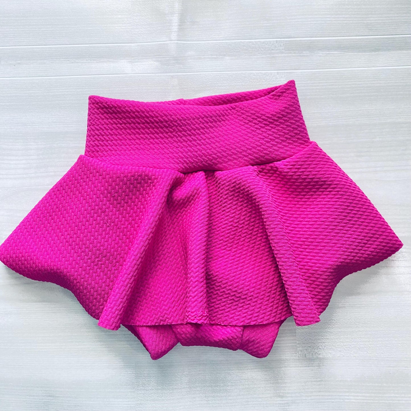 Raspberry Pink High-Waisted Baby Bummies | Hot Pink Diaper Cover