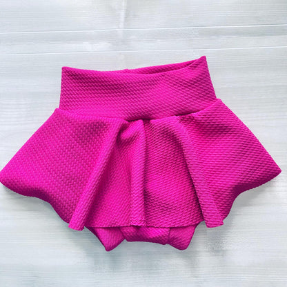 Raspberry Pink High-Waisted Baby Bummies | Hot Pink Diaper Cover