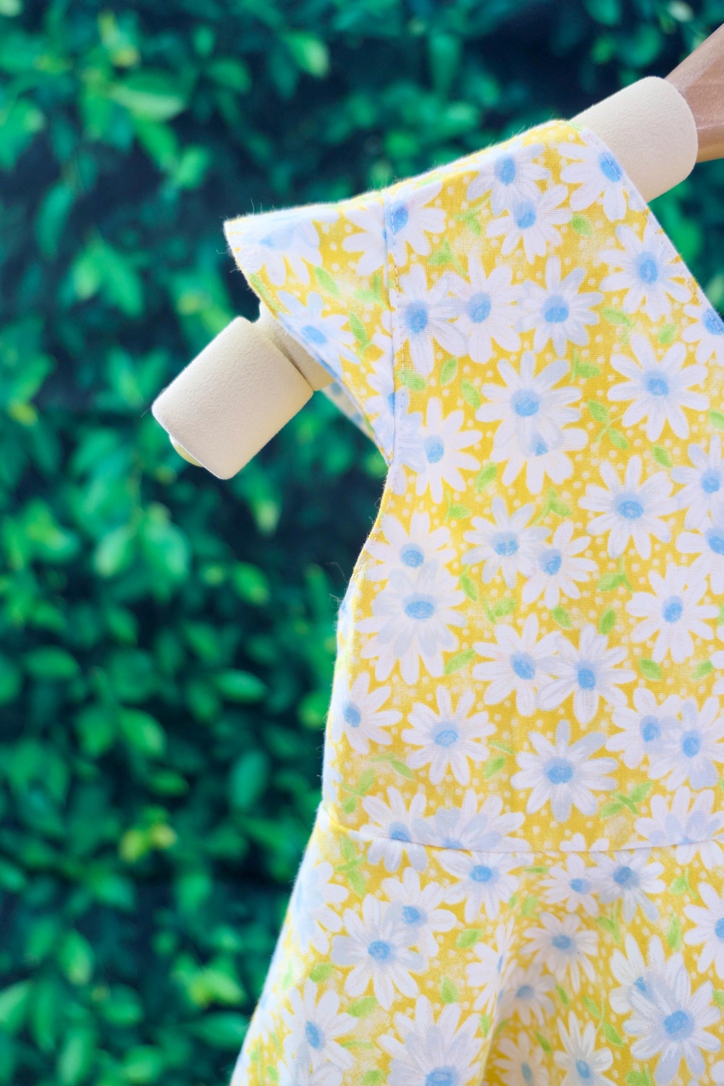 Yellow Floral Dress | Twirlly Girls Dress | Big Bow Dress