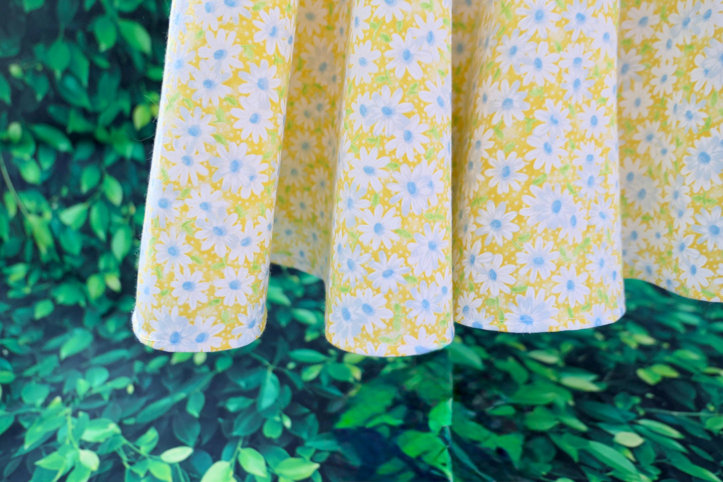 Yellow Floral Dress | Twirlly Girls Dress | Big Bow Dress