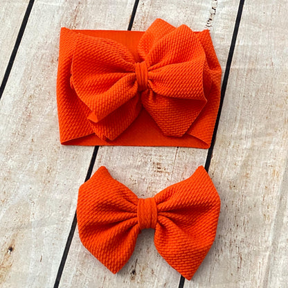 Pigtail Bows, 3" Toddler Hair Bow