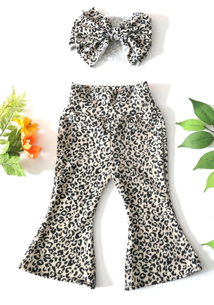 Bell Bottoms | Animal Print | Girls Flare Pants, Retro Boho Style